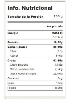Imagen de Castañas caju enteras tostadas sin sal  1kg