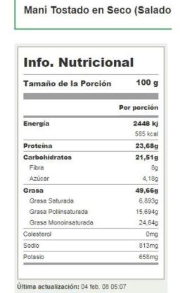 Imagen de Mix frutos secos tropical 250 gr