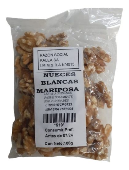 Imagen de Nueces blancas mariposa 100 g