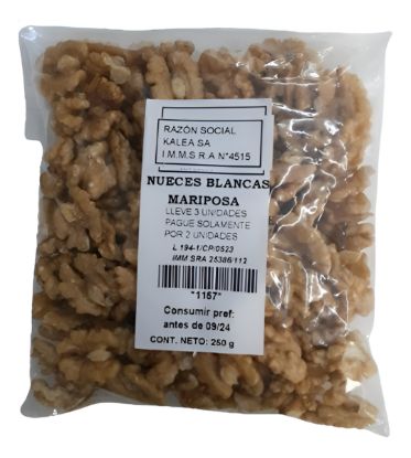 Imagen de Nueces blancas mariposa 250 g