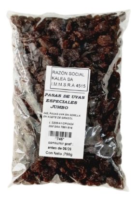 Imagen de Pasas de uva especiales jumbo 1 k