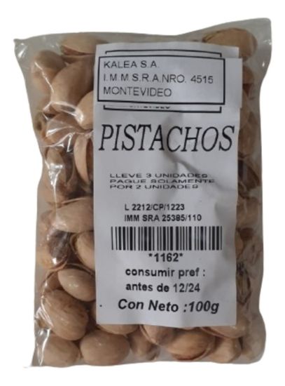 Imagen de Pistachos con cascara  100 g