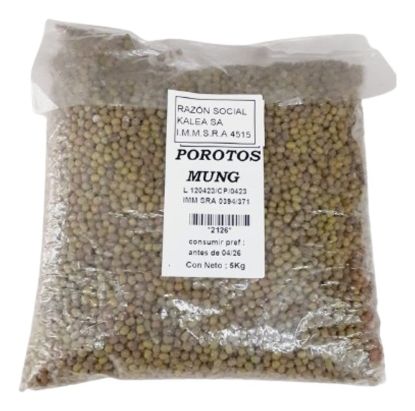 Imagen de Porotos de soja verdes mung 5 k