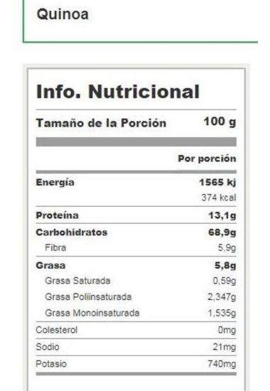 Imagen de Quinoa trigo duro 250 g