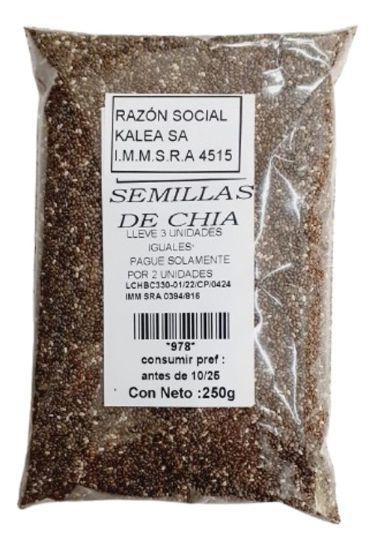 Imagen de Semillas de chia 250 gr