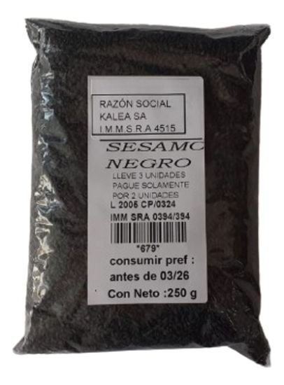 Imagen de Sesamo negro 250 g