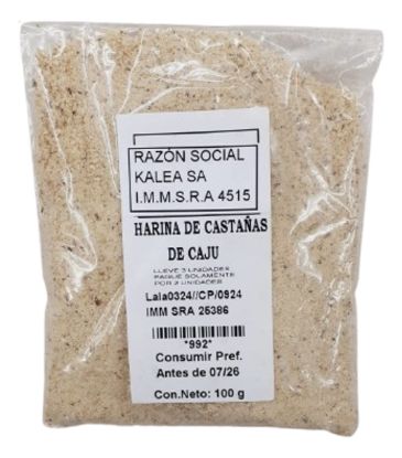 Imagen de Harina de  castañas de caju 100 gr