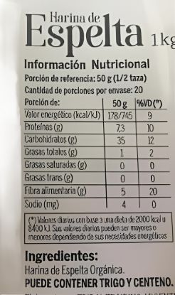 Imagen de Harina de  espelta 250 gr