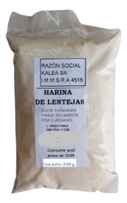 Imagen de Harina de lentejas 500 g