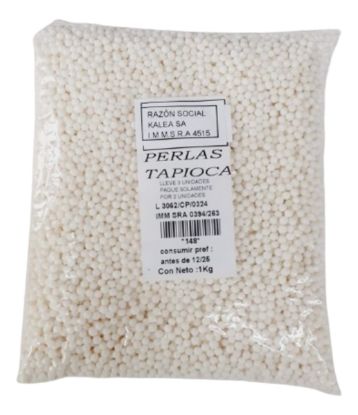 Mostrar detalles de Perlas tapioca  1 kg Imagen de Perlas tapioca  1 kg