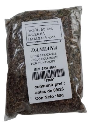 Imagen de Damiana 50 gr