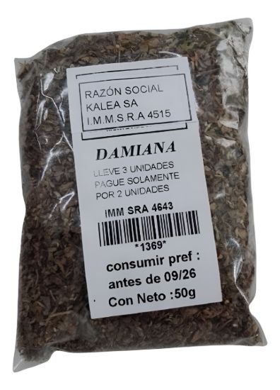 Imagen de Damiana 50 gr