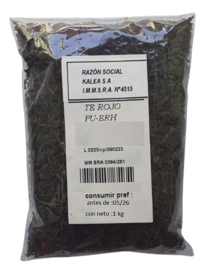 Imagen de Te rojo pu erh 1 k