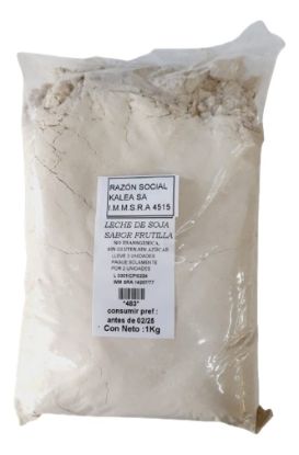 Imagen de Leche de soja en polvo de frutilla 1 k