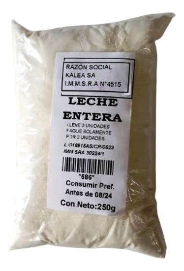 Imagen de Leche en polvo  entera 250 g