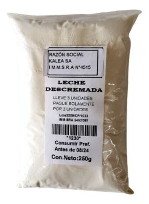 Imagen de Leche en polvo descremada 250g
