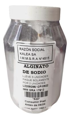 Imagen de Alginato de sodio 250 gr