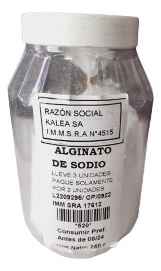 Imagen de Alginato de sodio 250 gr