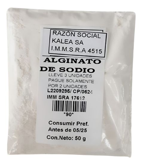 Imagen de Alginato de sodio 50 gr