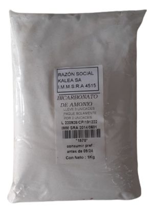 Imagen de Bicarbonato de amonio 1kg