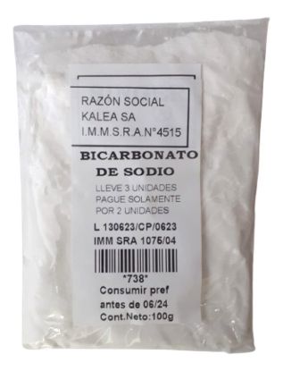 Imagen de Bicarbonato de sodio 100 gr