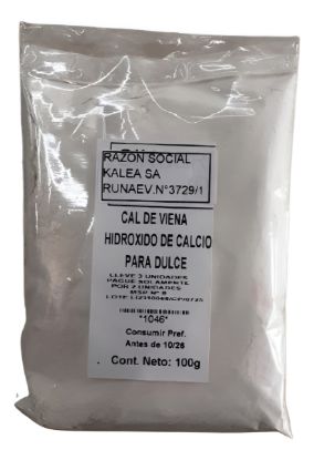 Imagen de Cal para  dulce hidròxido de calcio 100 g
