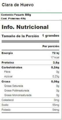 Imagen de Clara de huevo 1 kg