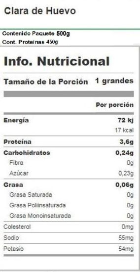 Imagen de Clara de huevo 1 kg