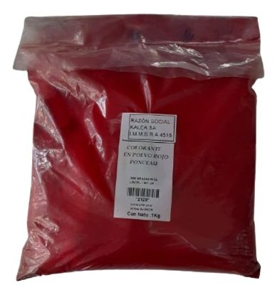 Imagen de Colorante rojo ponceau en polvo  1 k