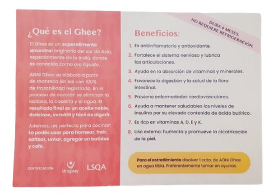 Imagen de Ghee manteca clarificada 170 gr oferta