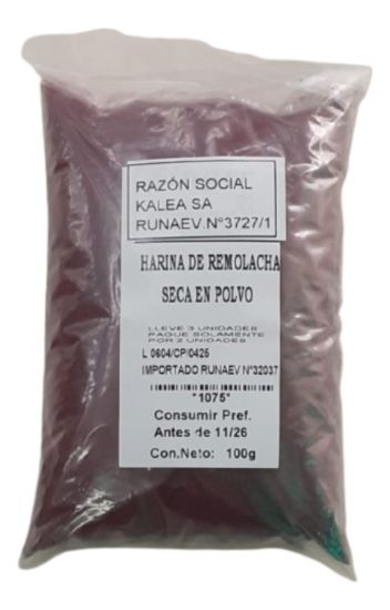Imagen de Harina de remolacha seca en polvo 100 g