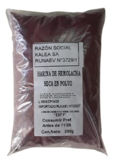 Imagen de Harina de remolacha seca en polvo 250 g