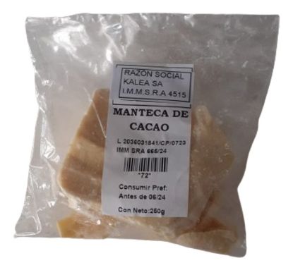 Mostrar detalles de Manteca de  cacao 250 g Imagen de Manteca de  cacao 250 g