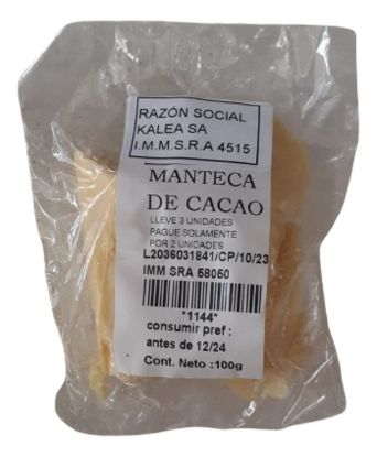 Mostrar detalles de Manteca de cacao 100 g Imagen de Manteca de cacao 100 g