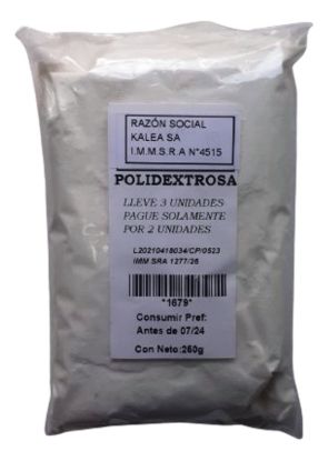 Mostrar detalles de Polidextrosa 250g Imagen de Polidextrosa 250g
