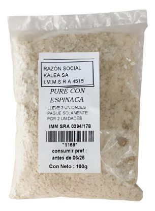 Imagen de Pure con espinaca 100 gr