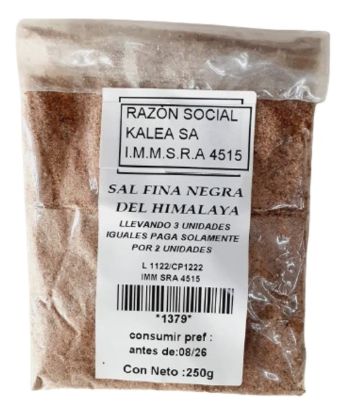 Imagen de Sal fina  negra del himalaya 250g