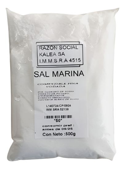 Imagen de Sal marina fina singer  500 g