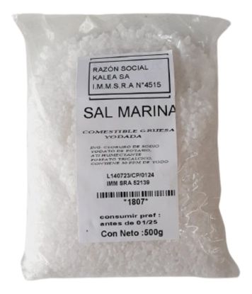 Imagen de Sal marina gruesa singer  500 g