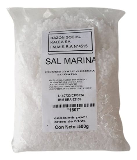 Imagen de Sal marina gruesa singer  500 g