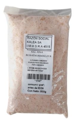 Imagen de Sal rosada fina  del himalaya 500 g