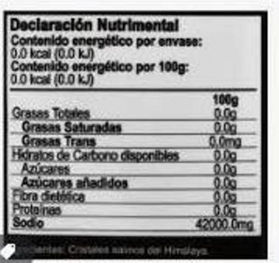 Imagen de Sal rosada fina  del himalaya 500 g