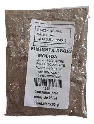 Imagen de Pimienta negra molida  50 gr