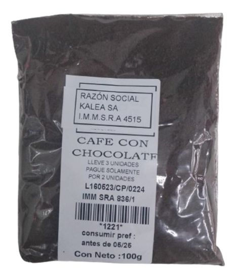 Imagen de Granos de café con chocolate 100 gr