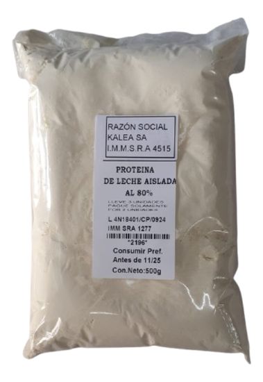 Imagen de Proteína de le che aislada 80 %, lacprodan 80 500 gr