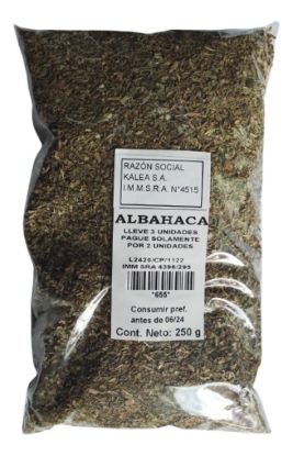 Imagen de Albahaca  seca 250 gr