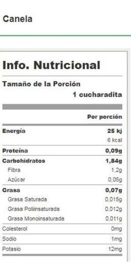 Imagen de Canela en rama 50 gr