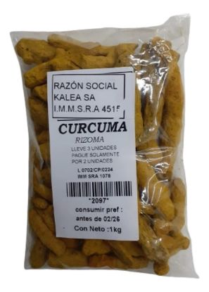 Imagen de Cúrcuma raíz rizoma 1 kg