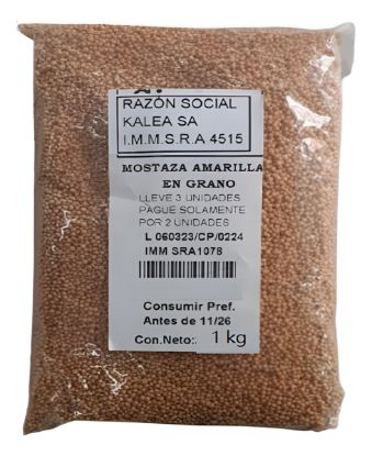 Imagen de Mostaza en polvo amarilla tipo coleman 1 kg