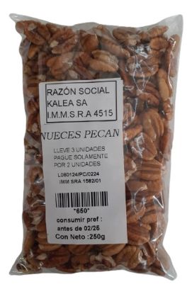 Imagen de Nueces pecan peladas 250 gr